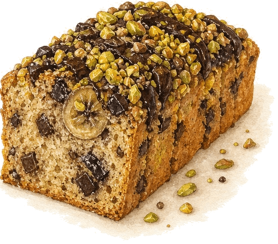 Pistachio Chocolate Banana